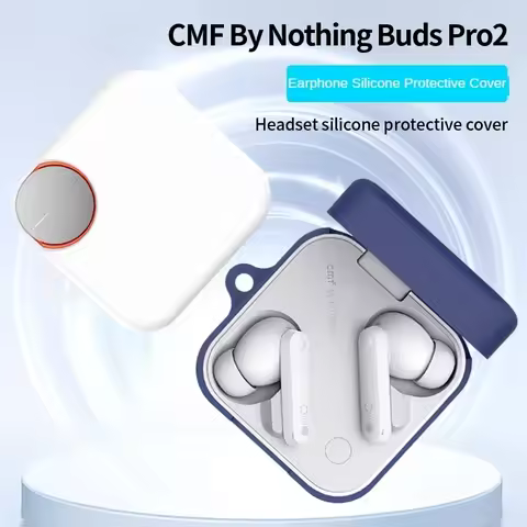 Protective Silicone Cover for Nothing CMF Buds Pro 2 Lightweight Anti-fall Earphones Case Storage Ca