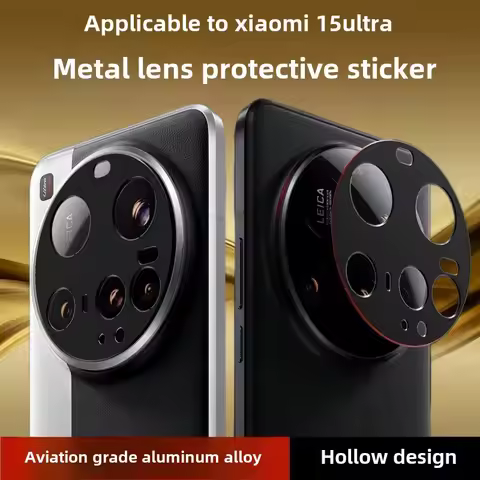 Metal Hollow Lens Film For Xiaomi 15 Ultra MI15 Anti-scratch and Explosion-proof Film For MI 15 Ultr