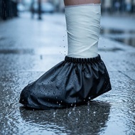 Walking Boot Cover Water-Resistant Cast Boot Cover Covers Reusable Non-Slip for Injured People, Rain