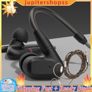 jupitershopss Earphone Upgraded Cable Replacement  MMCX to 3.5mm Silver Plated Copper Core Headphone