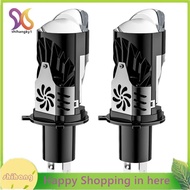 2Pcs H4 Lenses LED Car Headlight Bulb Car H4 LED Headlights H4 Mini Projector Led for Motorcycle Hea