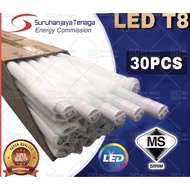 [SIRIM] 30PCS LED T8 Tube Light 10W 22W 2ft 4ft Lampu Fluorescent Tube Lampu Panjang Daylight 6500k Wholesale