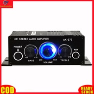 LeadingStar RC Authentic AK270 Home Stereo Amplifier 20Wx2 12V Stereo Power Amplifier 2 Channel Integrated Mini Speaker Amp For Car Home