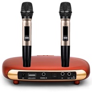 fyjhK8 Optical Coaxial Wireless Bluetooth 5.0 Karaoke Box Microphone Karaoke Player Home Karaoke Echo Mixer System Singing Machine