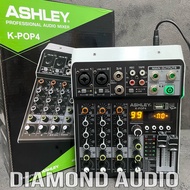Mixer Audio Ashley Kpop4 Usb Bluetooth Original Mixing K Pop 4 Channel Kpop ( Bayar Ditempat )