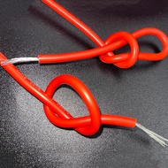 【▼Hot Sales▼】 fka5 20kv Red Soft Silicone Cable Super Soft High Voltage Resistant Silicone Wire 0.5 0.75 1 1.5 Square Silicone Oil Resistant Wire