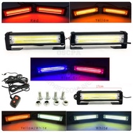 OSCPA 2PCS COB-2 FRONT GRILLE STROBE BLINKER WARNING LIGHTS (GOOD QUALITY)