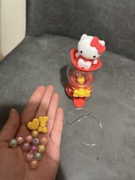 Hello Kitty 迷你扭蛋機連飾物材料 DIY 手作
