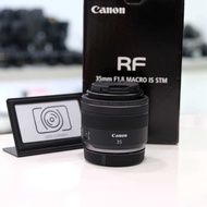 เลนส์ Canon RF 35mm f1.8 MACRO IS STM มีกล่องครบ การทำงานเต็มระบบ