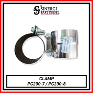 CLAMP PC200-7 / PC200-8 CLAMP MUFFLER KOMATSU