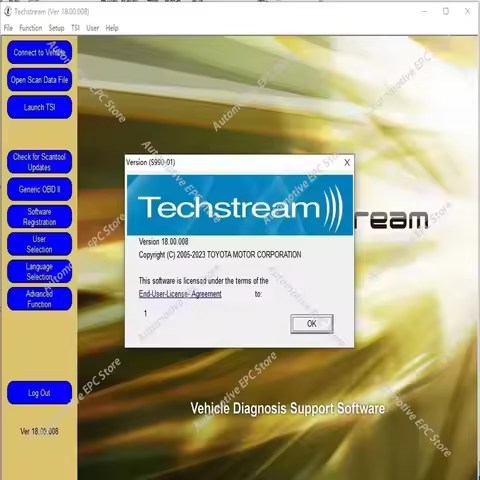 2026 hot sale for MINI VCI Techstream 17.10.012 coding diagnose car scanning OTC Scanner ECM ECU cod
