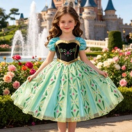 Princess Anna Dress for Kids Dreamy Birthday Party Gift Girls 2-10 Years Costume