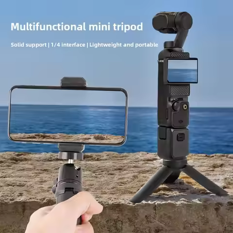 Small portable for DJI camera tripod handheld desktop mini tripod selfie stick with tripod smartphon