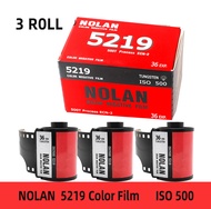 1/3 Roll Nolan 5219 500T 135 Color Film Roll Negative Film ECN2 Processing Iso 500 36EXP/Roll