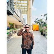 KEMEJA Men's Batik Shirt premium Regular Sogan hero by MCA Batik Indonesia