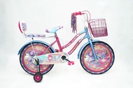 Promo Terbatas Sepeda Anak Cewek Roda 4 Princess Michel Trex Keranjang