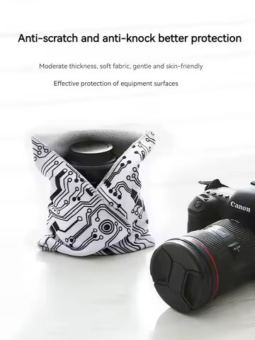 Walking Way Camera Cover Protective Wrap Cloth Magic Folding Cloth SLR Lens Protector Case Wrapping 