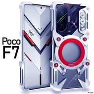 เคสเฟรมโลหะ ZIMON สำหรับ Xiaomi POCO F7กล่องกันกระแทกที่กันกระแทกอะลูมิเนียมอัลลอย
