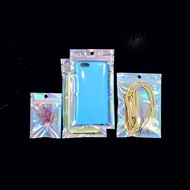 Gift Packaging Bag Laser Ziplock Bag Laser Rainbow Ziplock Bag Jewelry Phone Case Packaging Bag