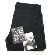 Hudson M218DSB USA black stretch slim-fit men's jeans (H10096)