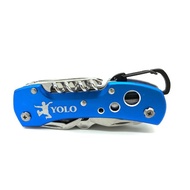 Customised YOLO logo Portable Swiss Style Army Knife/ Pocket Tool/ Knife/ Multi-Purpose Hand Tool,