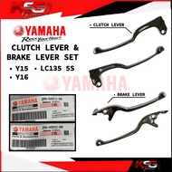 YAMAHA Y15 Y16 LC 5S BRAKE LEVER & CLUTCH LEVER SET  CHROME COLOR 2PV-H3922-00 2PV-H3912-00