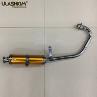 Motorcycle Exhaust Full System Muffler Contact Pipe Slip-On For Honda CG125 CG150 CG200 CG 125 150 2