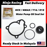 Water Pump Oil Seal Set + Gasket Yamaha Aerox NVX 155 NVX155 Aerox155 V1 NMAX N MAX 155 V1 Y16ZR Y16 ZR Y16Z R15