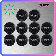 10 pcs Anti-Shock Car Door Soundproofing - HJ-3CM - Black