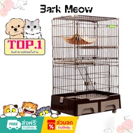 3-Storey Cat Cage 4 Floors Villa Pet Large Condo With Wheels And Stairs Strong Durable Bathroom With