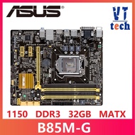 in stock ASUS B85M-G mainboard B85 DDR3 32GB M-ATX Socket LGA 1150 4gen cpu computer PC used