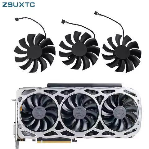 PLA09215B12H 0.55A 4Pin GTX1080 GPU Cooler For EVGA GTX 1080TI FTW3 GTX 1080 Ti Black ELITE Fan Grap