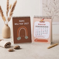 Calendar 2027 Aesthetic Desk Calendar A6 Size Desk Calendar 2026 Aesthetic Calendar A6
