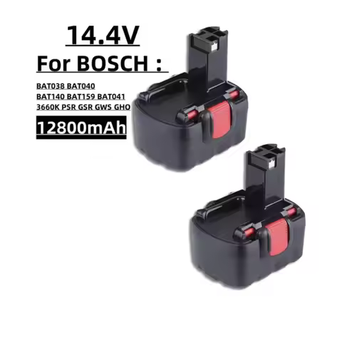 💯applicable to Bosch 14.4V 12800mah PSR rechargeable battery 12V 12.8AH AHS GSB GSR 12 VE-2 BAT043 B