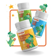 MYVITA ESSENTIAL FOR KIDS MULTIVITAMINS MINERAL TAURINE LYSINE VITAMIN C ZINC CHEWABLE TABLET