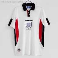 Football kit 1998 Season England Home Vintage Jersey S-XXL Mens Short Sleeve Jersey Quick Dry Sports Football Shirt AAA