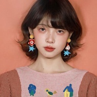 y2k y2k Accessories y2k Earrings Xichi Dark Art Style Eyeball Ear Clips yk1