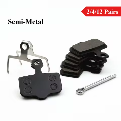 Semi-Metal 2/4/12Pairs E-Scooters & MTB Brake Pads For Sram Level Elixir Nutt Kugoo G1 Dualtron Thun