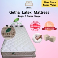 [New] GETHA Sunny 5 Single / Super Single mattress Natural Latex Mattress / Tilam Getah / Single mat