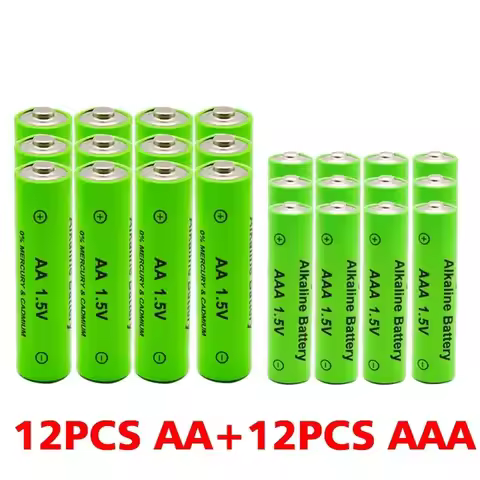 AA + AAA Rechargeable AA 1.5V 3000mAh/1.5V AAA 3000mah Alkaline Battery Flashlight Toys Watch MP3 Pl