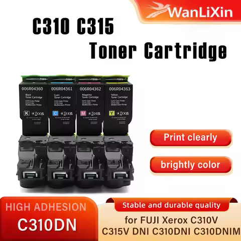 006R04360 006R04364 006R04356 006R04368 Toner Cartridge C310 C315 Toner Cartridge For FUJI Xerox C31