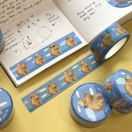 Capybara Tape, Animals Washi Tape, Cute Tape, Decorative Washi Tape, Journaling Tools