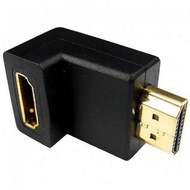 HDMI male to female connector - L-shaped HDMI connector - Right angle HDMI connector