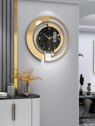 Nordic Luxury Wall Clock Modern Slient Quartz Wall Clock Living Room Decoration Clock Creative Art C