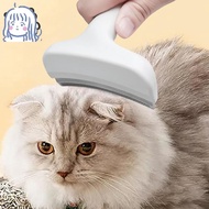 Pet Tool with Curve Blade, Cat Grooming Brush, Tight V-shaped Teeth Shedding Comb