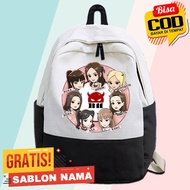 Babymonster Cartoon Anime Backpack Babymonster Anime School Backpack