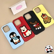 Cute Puppy Embroidery PU Leather Phone Case For Vivo Y20S Y20i Y20A Y20G Y20T Y12S Y12A S1 T4X T4 Ul