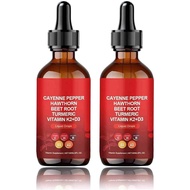 Aeluro Cayenne Pepper Extract, Aeluro Cayenne Drops, Cayenne Pepper Drops 60ml (2pcs)