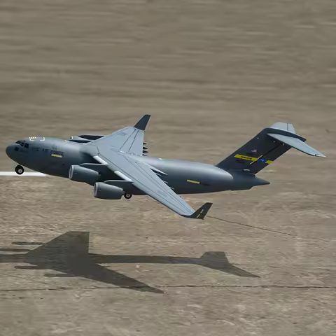 Xfly 40mm C17 Transport Aircraft Four Engine Jet Ducted Model Aircraft Rc Plane Electric Model Aircr