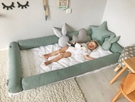 床圍、嬰兒床圍、床枕、蒙特梭利床圍、床墊